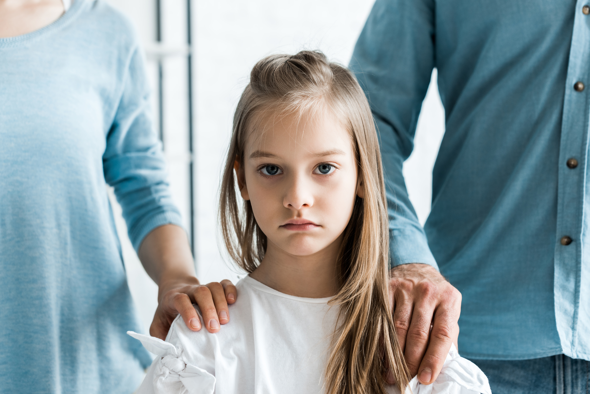 Child Custody Parents Shoulder