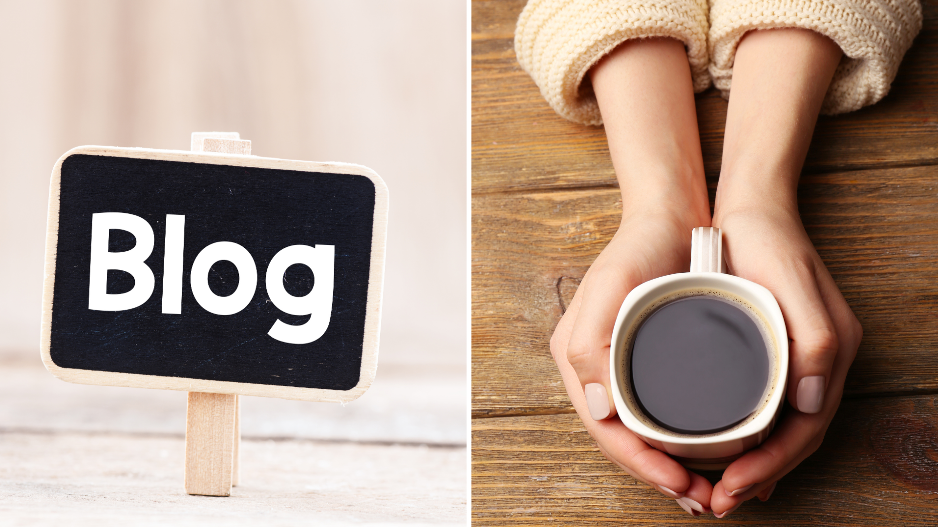 Blog and coffee